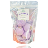 French Lavender Foaming Organic Shea Butter Bath Bomb 4 Pack Gift Bag | Gift for Friend | Wedding Favors | Kids Bath Bombs | Michigan Made