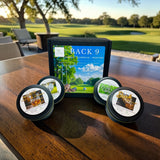 Back 9 – Golf Nostalgia Candle Experience Box (4-Pack Novelty Gift Set)