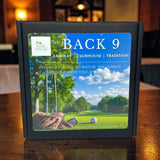 Back 9 – Golf Nostalgia Candle Experience Box (4-Pack Novelty Gift Set)
