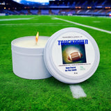 Touchdown Leather Football Novelty Candle
