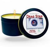 Trackside Duo - Drag Strip + NITRO Blast Racing Fuel Candle Set | Ultimate Gearhead Gift
