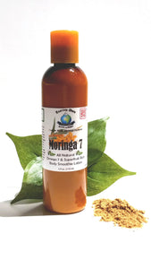 8 oz Moringa 7 All Natural Superfruit Rich Body Smoothie Lotion | PEG Free | Intense Hydration w/ Coconut Water & Moringa | Vegan