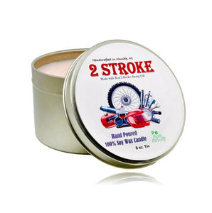 2 Stroke Dirt Bike Race Fuel Man Cave Soy Wax Candle | Hand Poured | Zero Waste | Man Cave Candle | FREE Gift Box! | Gift for Him | Gift for Her | 8 oz - Earth's Own Bath & Body